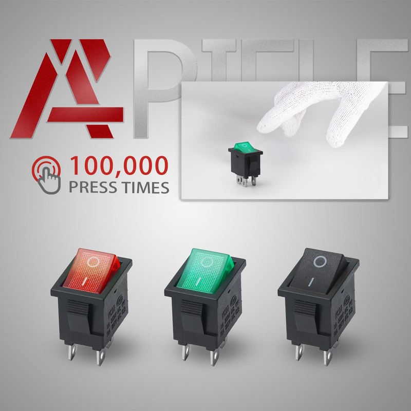 APIELE Switch Rocker Switch Pack of 6 Four-footed Ship Shape