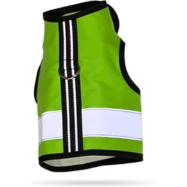 Kitty Holster - Arnés reflectante para gatos - Chaleco de gato de alta visibilidad para día y noche, algodón seguro, transpirable y lavable, ideal