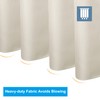 AmazerBath Waffle Shower Curtain, Heavy Duty Fabric Shower Curtain with