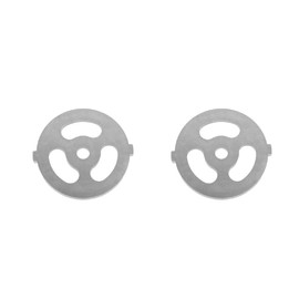 JDIEOQA 2 Pcs Meat Grinder Blades, Net Meat Grinder Plate Discs Stainless Steel Food Grinder Accessories for Stand Mixer