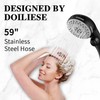 DOILIESE High Pressure 6 Setting Shower Head with Handheld, Shower