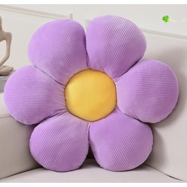 Vdoioe Flower Pillow, Cute Daisy Pillow Flower Shaped Throw Pillow Cushion Seating 19.6" Flower PlushThrow Pillow Floor Pillows Home Decorative Seating Cushion