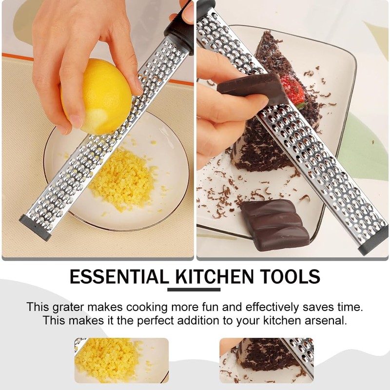 MIRKUZI Grater 1 Piece Grater, Kitchen Grater, Lemon Grater, Nutmeg