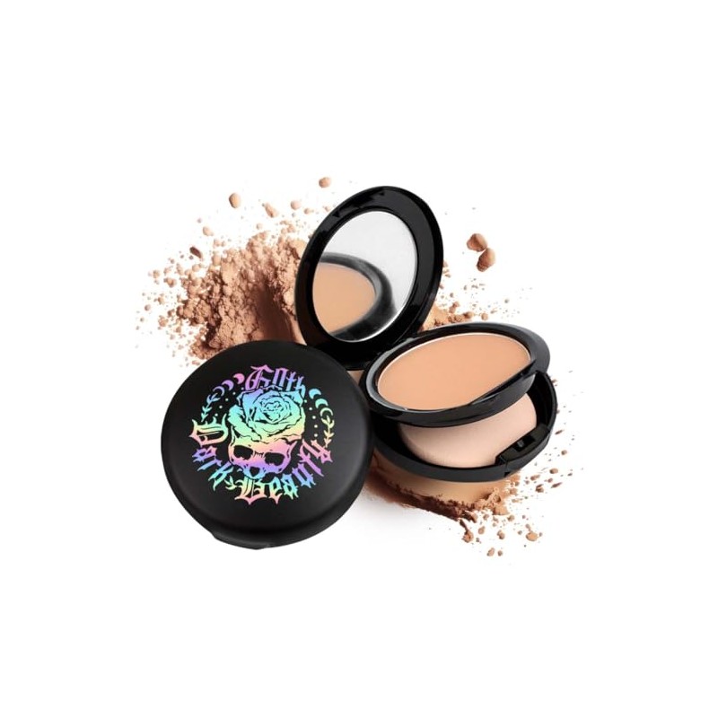 Malagna Cosmetics - Polvo compacto, base de maquillaje en polvo