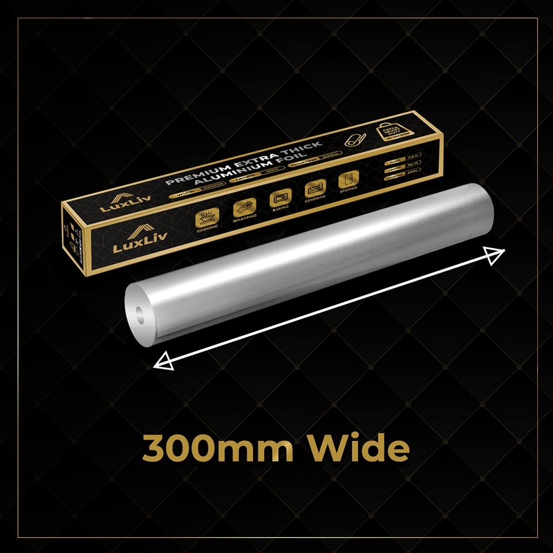 Aluminum Heavy Duty Tin Foil Roll – 12 inch wide