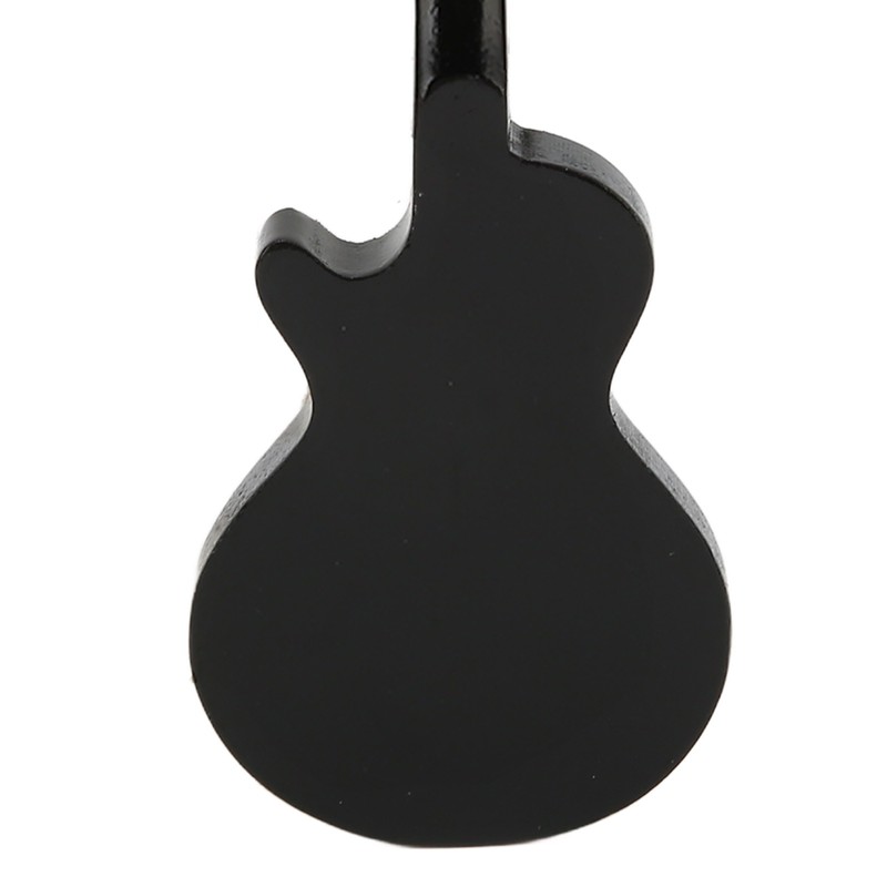 Miniature Electric Guitar Model Exquisite Wooden Guitar Ornament for Music