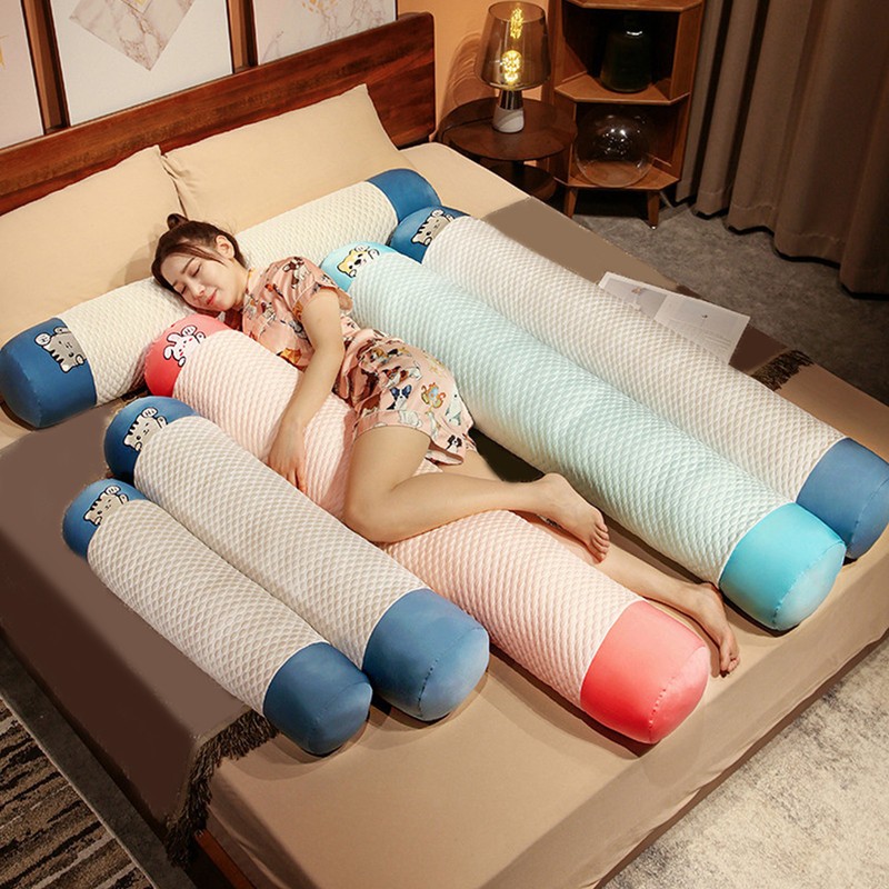 Cute Body Pillow Removable Washable Breathable Plush Soft Long Bed