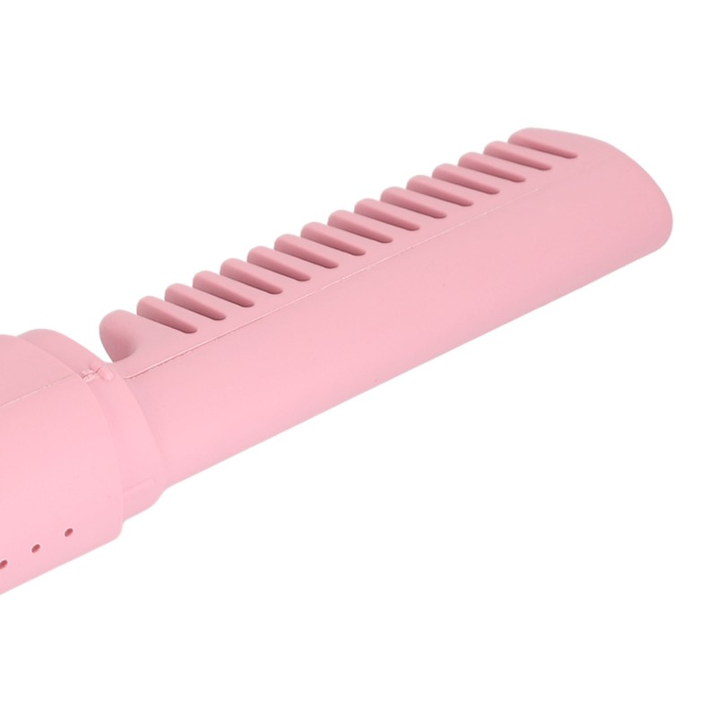 Cordless Hair Straightening Brush Prevent Damage USB Rechargeable Hair Straightener