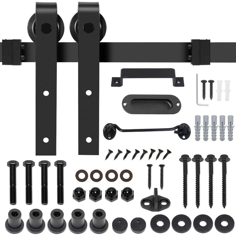 Signstek Barn Door Hardware Kit for Sliding Door, 8 FT