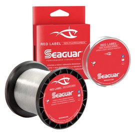 Seaguar Red Label 100% Fluorocarbon Fishing Line 12lbs, 1000yds Break Strength/Length - 12RM1000