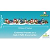 Christmas Window Stickers - Christmas Parcels on a Bed of