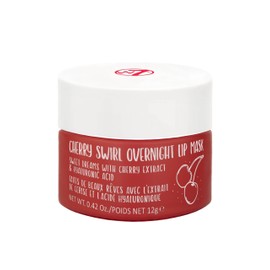 W7 Sweet Dreams Overnight Cherry Swirl Lip Mask - Cherry Extract & Hyaluronic Acid - For Hydrated, Full Looking & Irresistible Lips
