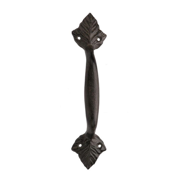 Door Handle - Drawer Pull - 22.5cm Black Cast Iron