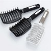 Perm curly hair comb king comb curly hair brush - Black / 파마 곱슬머리빗 왕빗 곱슬머리브러 - 검정