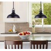 CANARM LPL103A01BK Sussex Integrated LED 1 Light Pendant with Metal