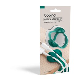 Bobino Desk Cable Clip - Slate (Cream)