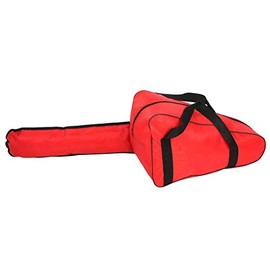 Chainsaw Bag Oxford Fabric Waterproof Rainproof Long Waterproof Package Slider Tool (Red)