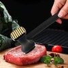 Nizirioo Stainless Steel Meat Tenderiser Dishwasher Safe Kitchen Utensils: Double-sided