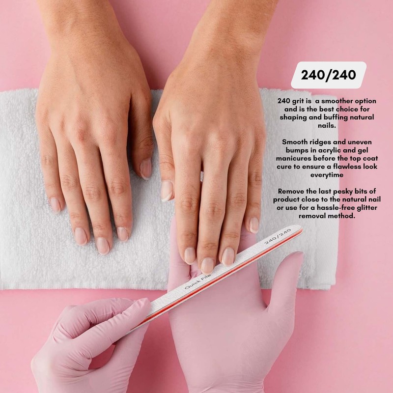 New* JND Professional Salon Grade Double Sided Emery Board Nail