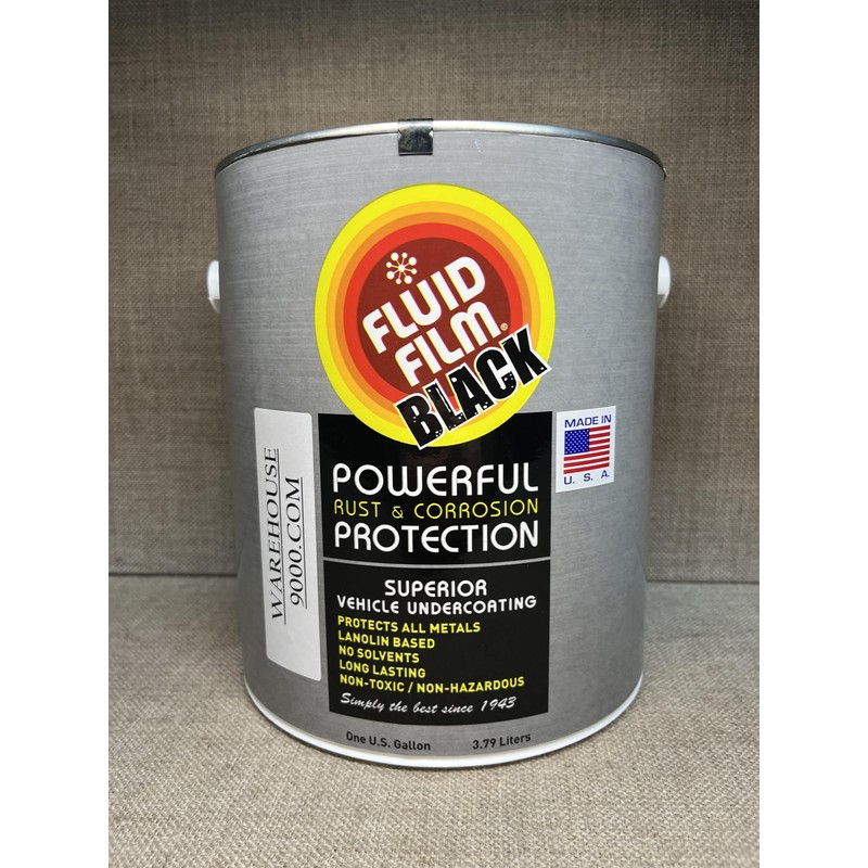 Gallon Fluid Film Black, Pro Undercoating Spray Gun, 32" 360*