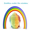 6.5"(H) Colorful Buddha Under The Rainbow Shakyamuni Meditating Buddha Head