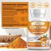 Gwynne Curcumin Turmeric 2250mg 90 Capsules- Curcuminoides Al 95% Con
