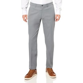 PGA TOUR Men’s Golf Performance Pants with Active Waistband, Classic Fit, Solid Stretch Fabric, Moisture-Wicking, Sun Protection , Quiet Shade, 38W x 32L