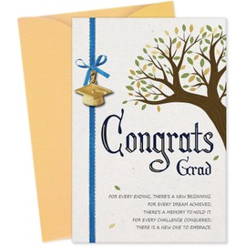 D24TIME Graduation Gifts for Him Her - Junior High School Graduation Card for Grandson or Granddaughter - College Congratulations Graduates Card for Daughter Son