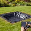 Fanfanwin 2 Pcs 15 x 15 ft Pond Liner &