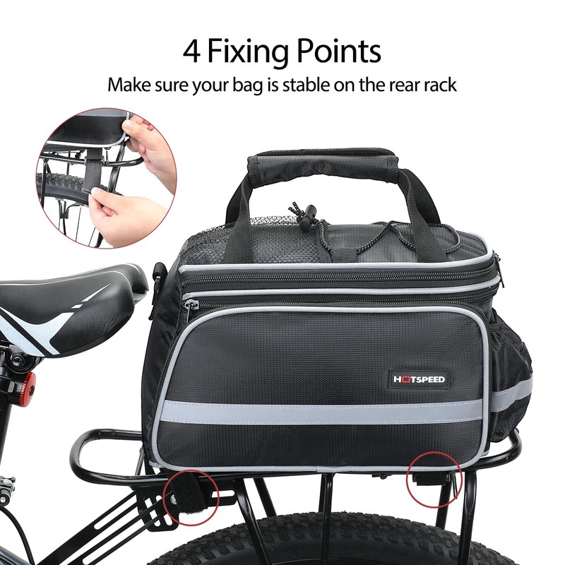 BAIGIO Bike Pannier Bag Waterproof Bicycle Rear Seat Trunk Panniers