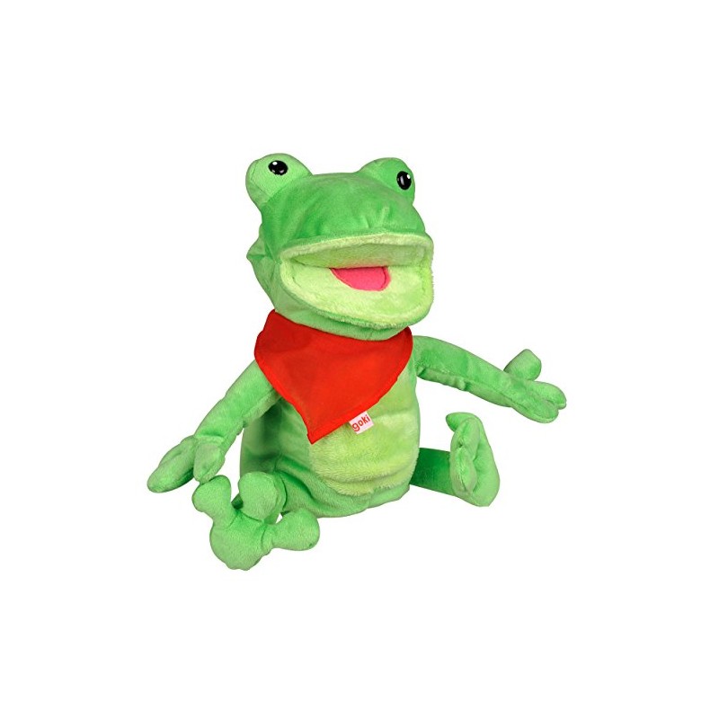 goki 108355 Handpuppe Frosch