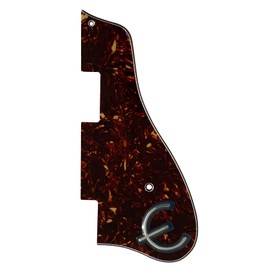 For 1964 Epiphone Casino & E Logo Style Guitar Pickguard Scratch Plate (4 Ply Brown Tortoise)