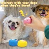 LLSPET Latex Dog Toys Big Eyes Cute Facial Dog Ball,
