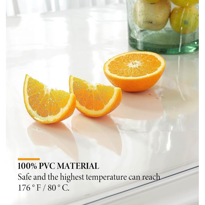 Deep Dream 2.0mm Thick 54 Inches Clear Round Table Protector,