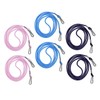 Abaodam 6Pcs Glove Leash Clips Bright Color Mitten Straps with