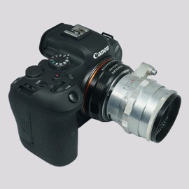 PHOLSY Lens Adapter Manual Focus Compatible with Exakta (Not Compatible with Topcon) Mount Lens to Canon EOS RF Mount Camera Body, Exakta to RF
