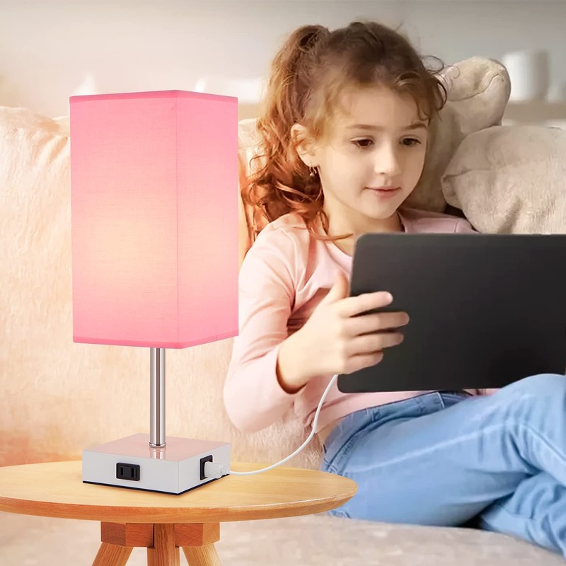 Woderdeng Touch Control Bedside Lamp - 3-Way Dimmable Table Lamps