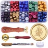 SWANGSA Wax Seal Kit, Olive Branch Wax Seal Stamp with