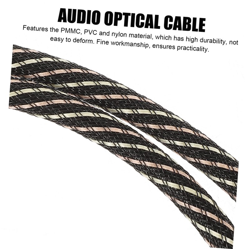 KONTONTY 1.5m Optical Audio Cable for Game Console Sound Bar