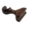 Woogim 2PCS Wood Curtain Brackets - Single Holders for 1.1"