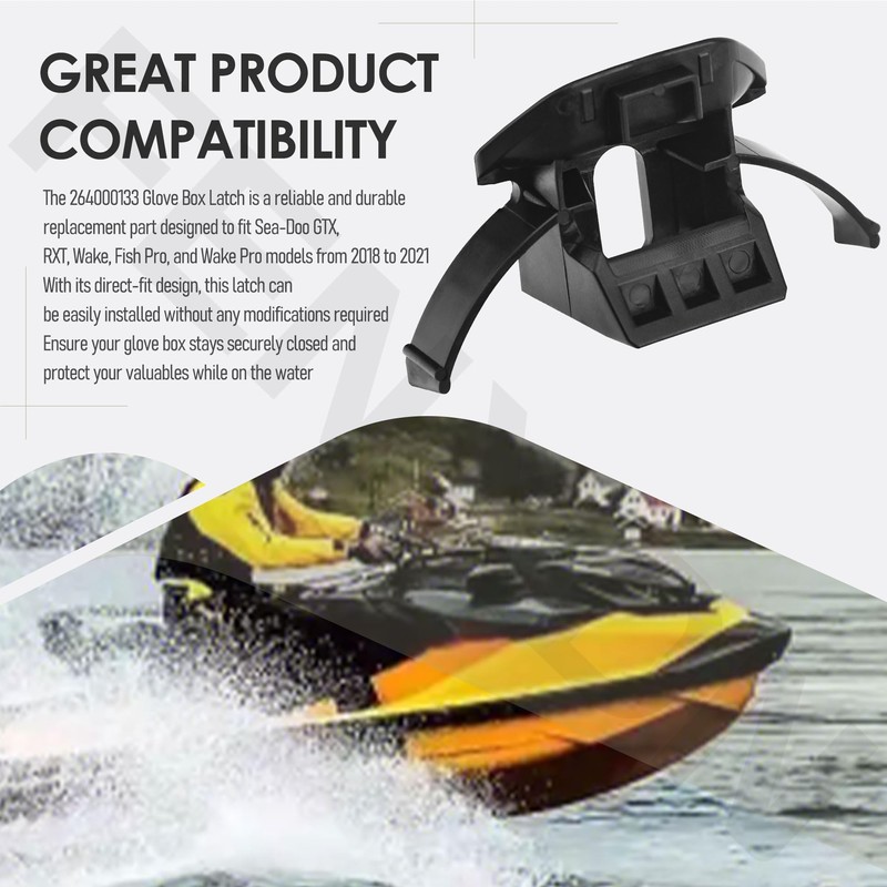 FENXDN 264000133 Glove Box Latch Compatible with Sea-Doo GTX RXT