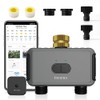 Smart Hose Timer with 2 Outlet, Automatic Irrigation System Controller