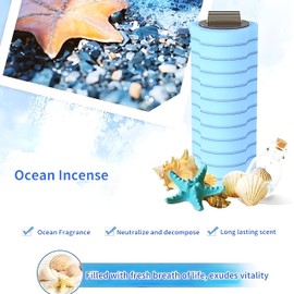 Disposable Toilet Brush with 40 Wand Refill Heads - KIRIKIT Wall-Mounted Toilet Brush and Holder Bowl Cleaner Set with 3 Scents for Deep Cleaning and Hygienic Bathroom Toilet Cleaning System