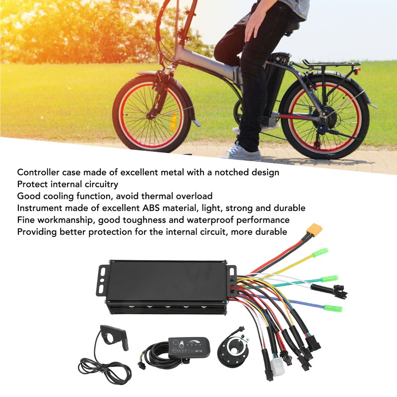 Bicycle Brushless Motor Controller Kit Sine Wave Lithium Power Assisted