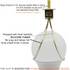 Lamp Shade Light Bulb Clip Adapter,Lamp Shade Holder Includes Finial