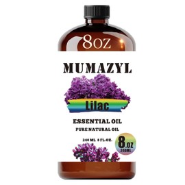 Lilac Essential Oil, Lilac Oil 8 Fl Oz 240ML for Diffuser Humidifier Yoga Cleaning DIY Candle Soap Making Essential Oils