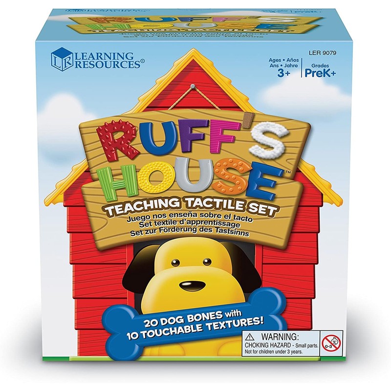Learning Resources Ruff's House Teaching Tactile Set, Fine Motor Toy,
