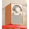 Sangean AM/FM Table Top Wooden Radio (Walnut)