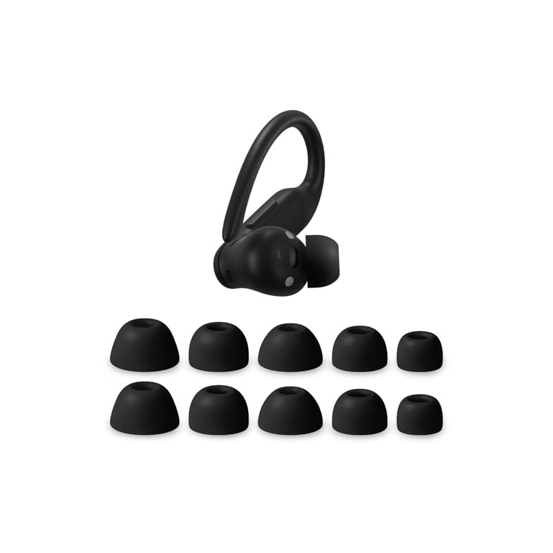Geiomoo Silicone Ear Tips for Beats Powerbeats Pro 2, Replacement