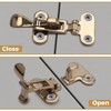 NovelBee 4pcs Boat Anti-Rattle Latch with Screws,Stainless Steel Lockable Hold